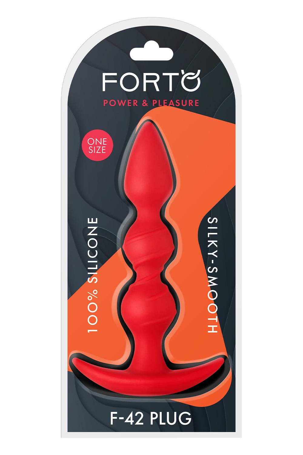 FORTO F-42 SPIRAL BEADS RED