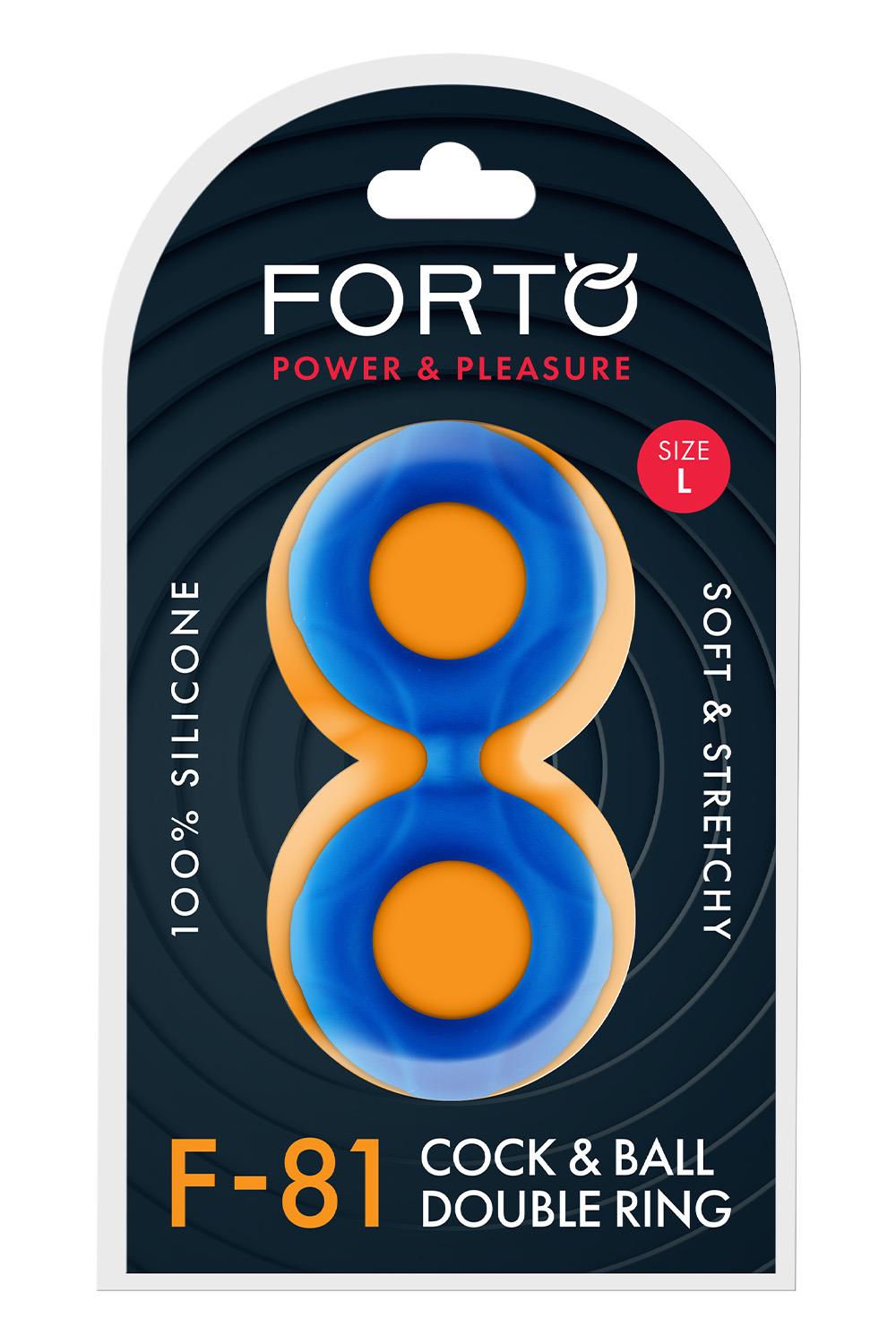 FORTO F-81 DOUBLE RING 51MM BLUE
