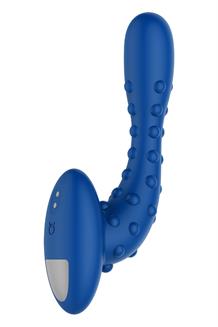 Studded Pro Vibrating Massager Blue
