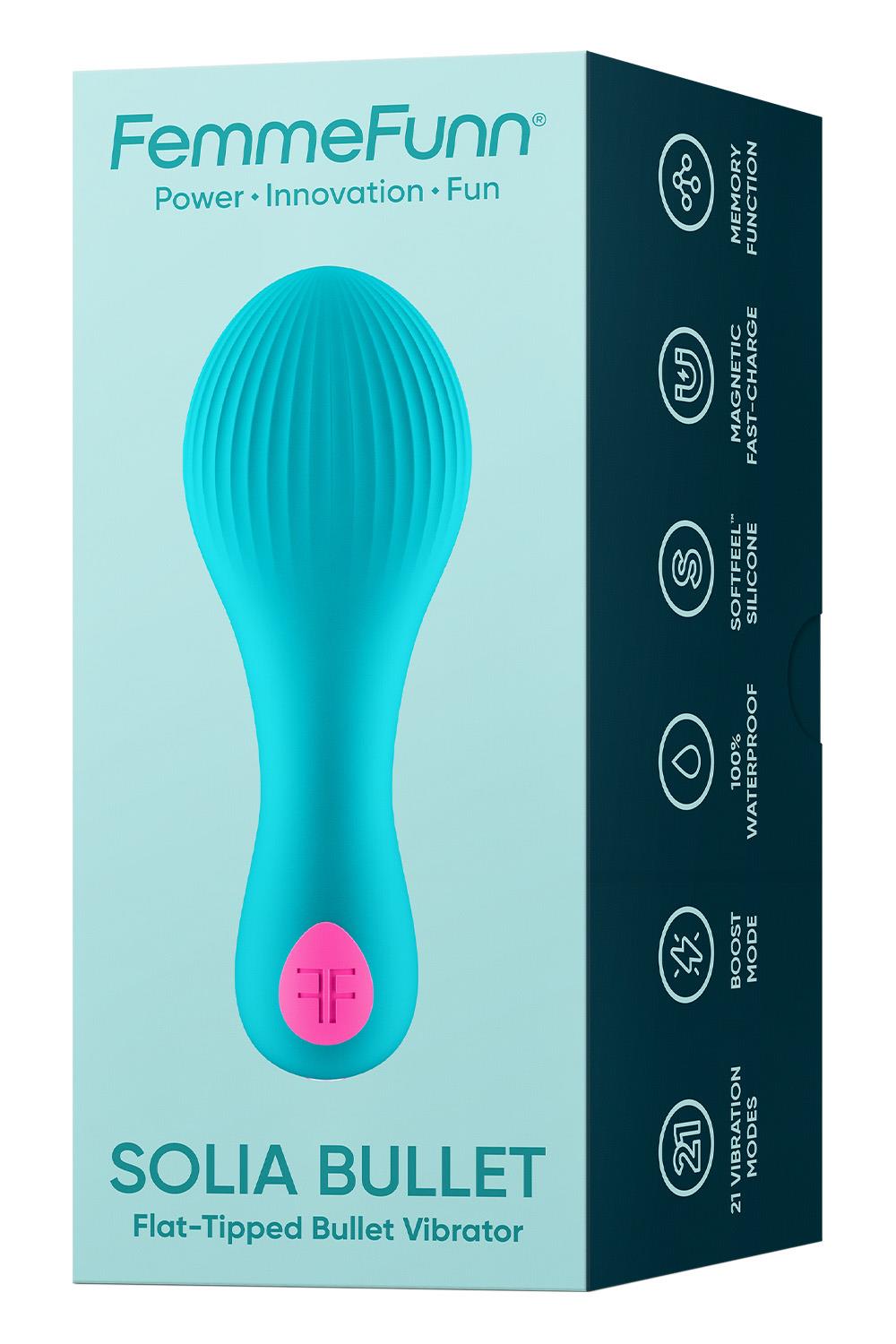 FEMME FUN SOLIA BULLET TURQUOISE