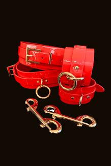 Wrist & Thigh Cuffs Red