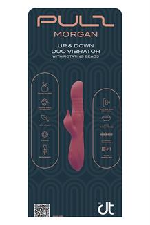 Inlay Dreamtoys Pulz Morgan Up And Down Duo Vibrator With Rotating Beads