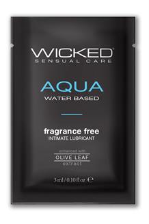 Sachet Wicked Aqua Lube 50pcs