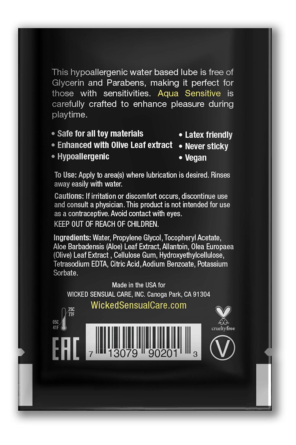 SACHET WICKED SENSITIVE 50PCS