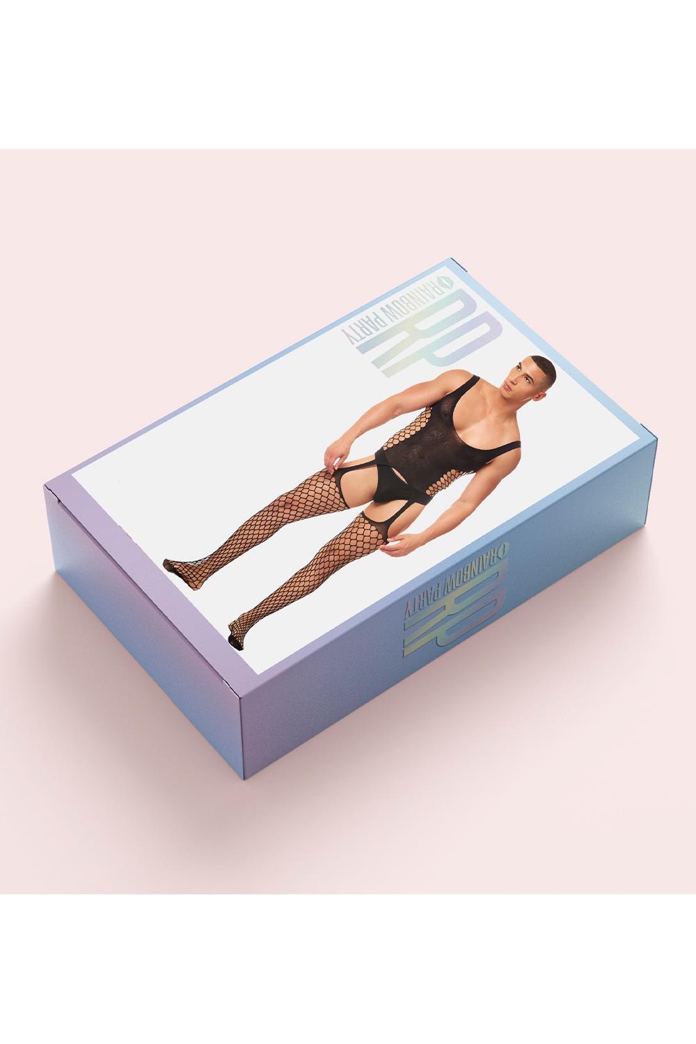 RAINBOW PARTY GALAXY D 2PC SET BLACK