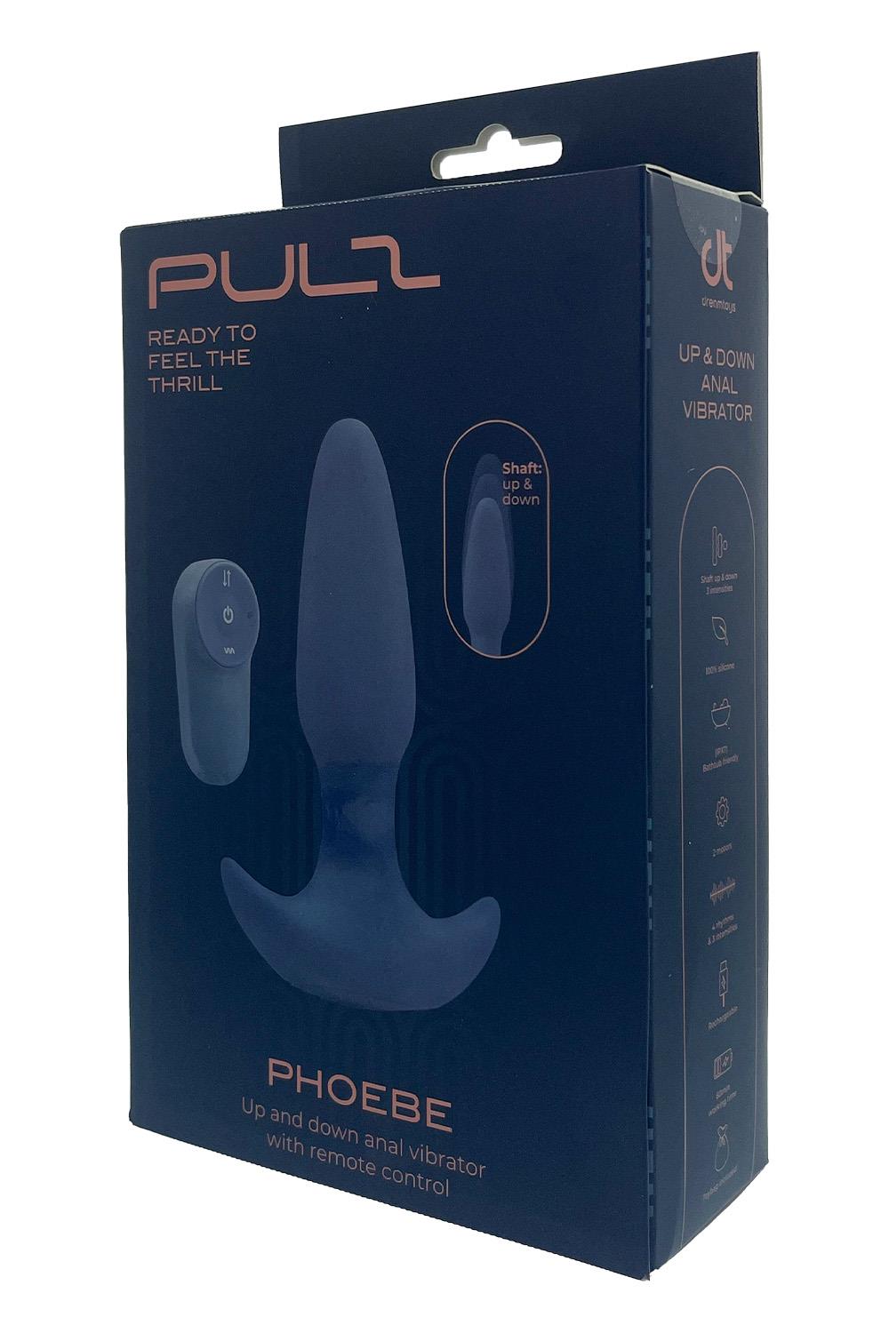 TESTER PULZ PHOEBE UP & DOWN ANAL VIBRATOR WITH REMOTE CONTROL