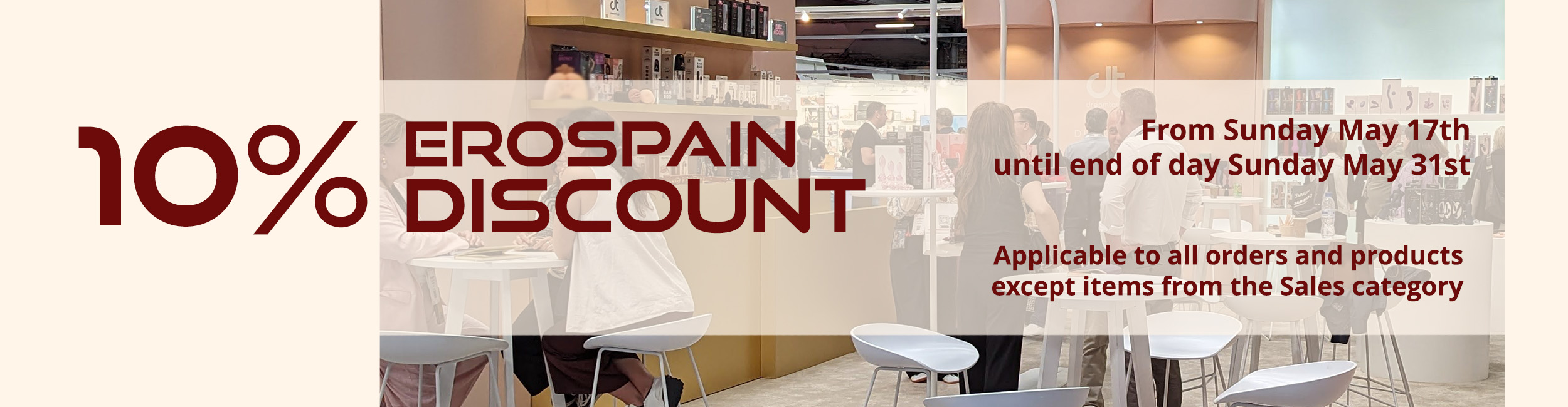 10% Erospain discount